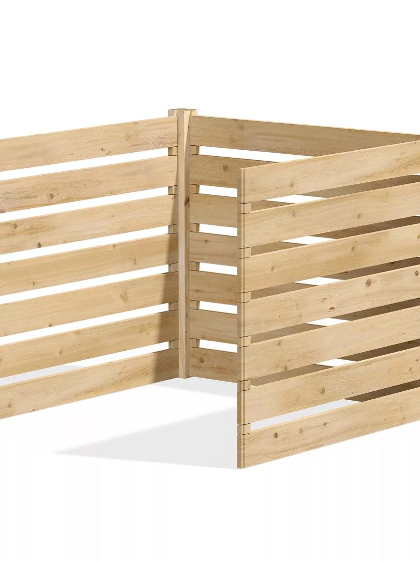 Cedar Wood Composter Add-On Kit 1 Cedar Wood Composter Add-On Kit