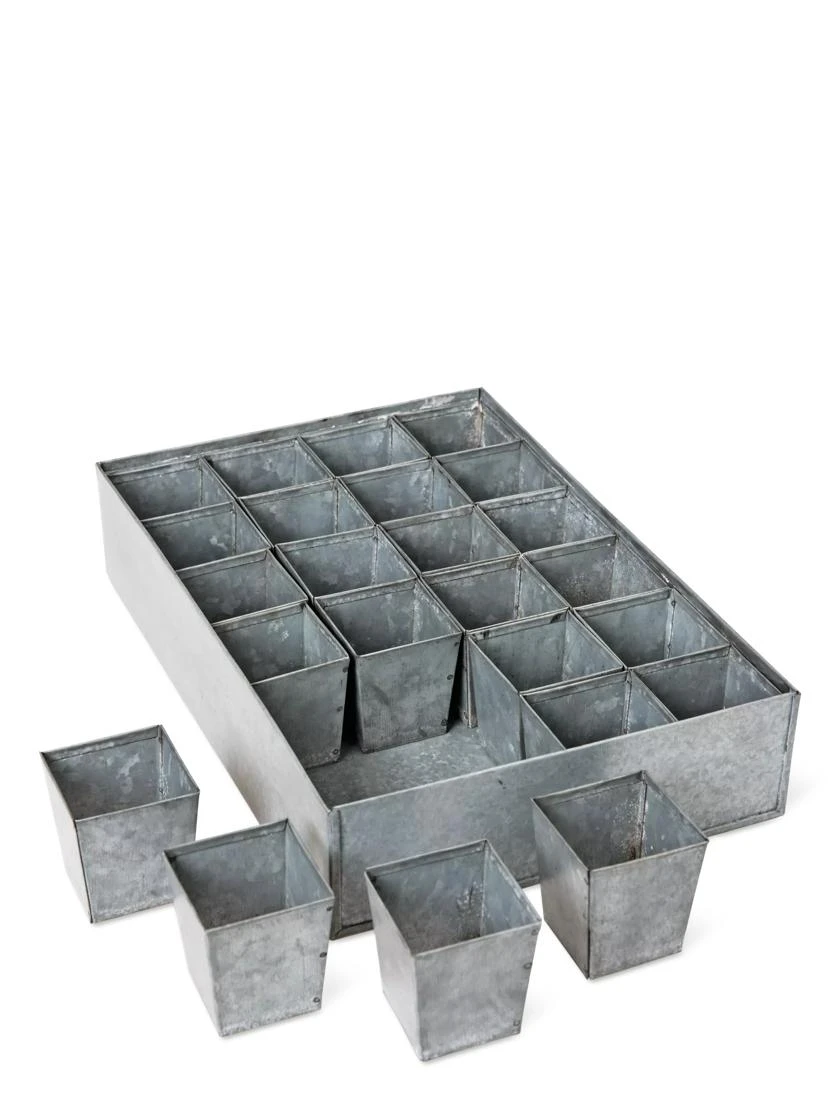 Galvanized Seed Starting Tray 2 Galvanized Seed Starting Tray - Image 2