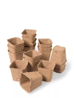 3-1/2” Square Biodegradable Pots, Set Of 18 -Outdoor Zone 8595967 9476 tif