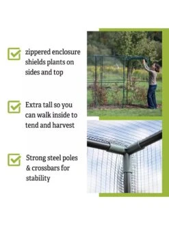 Crop Cage, 4' X 12' 8 Crop Cage, 4' X 12' -Outdoor Zone 8596540 4