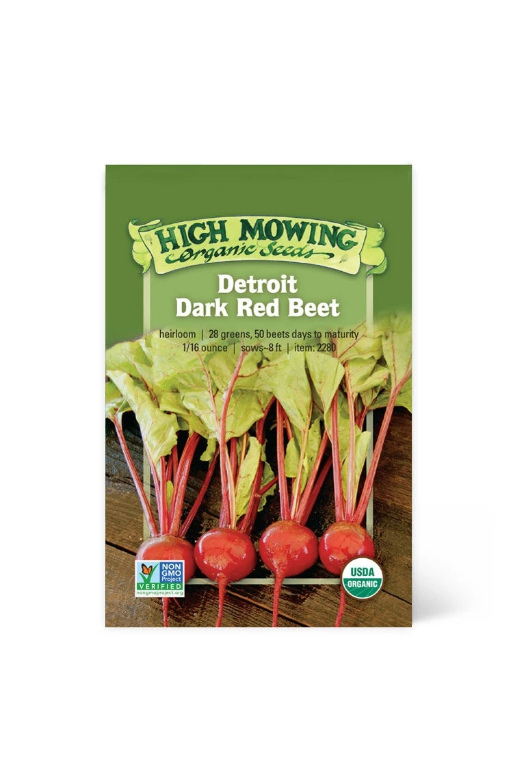 Detroit Dark Red Beet Organic Seeds 1 Detroit Dark Red Beet Organic Seeds