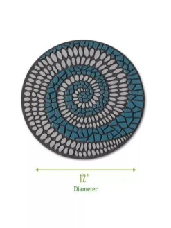 Swirl Stepping Stone -Outdoor Zone 8598248 2