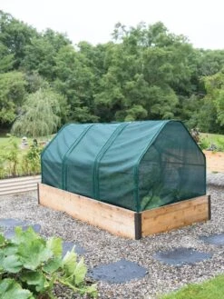 3-Season Plant Protection Tent, 4' X 8' -Outdoor Zone 8598282 0213 three season garden protection tent 4x8 tif