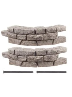 Rock Lock Interlocking Garden System, Curved Sets -Outdoor Zone 8598737 01V 3 4