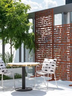 Veradek 3-Panel Privacy Screen Set, Blocks 9 Veradek 3-Panel Privacy Screen Set, Blocks -Outdoor Zone 8599185 04V tif