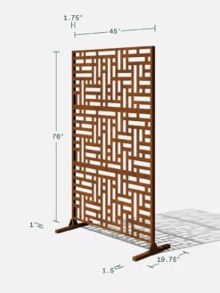 Veradek 3-Panel Privacy Screen Set, Blocks 13 Veradek 3-Panel Privacy Screen Set, Blocks -Outdoor Zone 8599185 11V tif