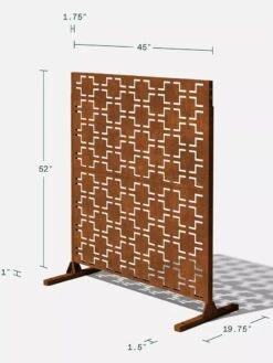 Veradek 2-Panel Privacy Screen Set, Quadra -Outdoor Zone 8599207 12V tif