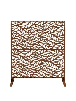 Veradek 2-Panel Privacy Screen Set, Flowleaf -Outdoor Zone 8599212 13V tif