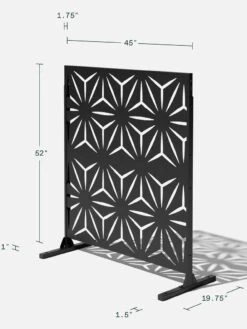 Veradek 2-Panel Privacy Screen Set, Star -Outdoor Zone 8599214 11v
