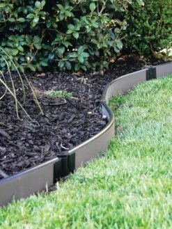 Curved Composite Landscape Edging Kit With 1" Boards -Outdoor Zone 8599404 11V tif