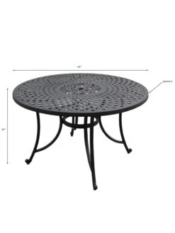 Crosley Sedona Cast Aluminum Dining Table -Outdoor Zone 8599661 01v