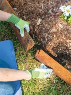 Corten Steel Edging 5" H, Set Of 3 -Outdoor Zone 8599845 0253 tif