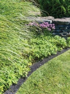 Recycled Rubber Mulch Edging, 12’ X 6” -Outdoor Zone 8599854 0897 tif