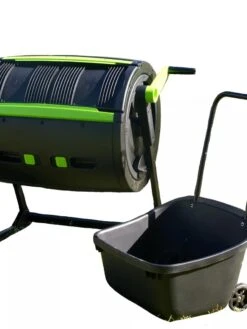 Maze Compost Tumbler And Cart Combo -Outdoor Zone 8609198 10V tif