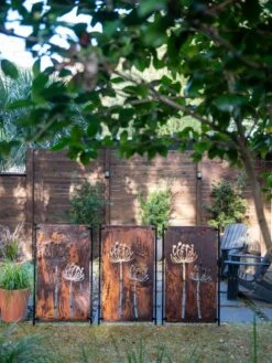 Queen Anne's Lace Corten Steel Screen 7 Queen Anne's Lace Corten Steel Screen -Outdoor Zone 8609526 6301 tif
