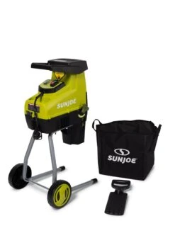 Sun Joe CJ603E 1.7 Inch Cutting Diameter Electric Silent Wood Chipper/Shredder | 15-Amp -Outdoor Zone 8610486 3875 tif