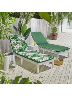 Outdoor Decor™ Chaise Lounge Cushions, 22" X 73" 12 Outdoor Decor™ Chaise Lounge Cushions, 22" X 73" -Outdoor Zone 8611127 106v grli outdoor chaise lounge cushion 22x73 green lily