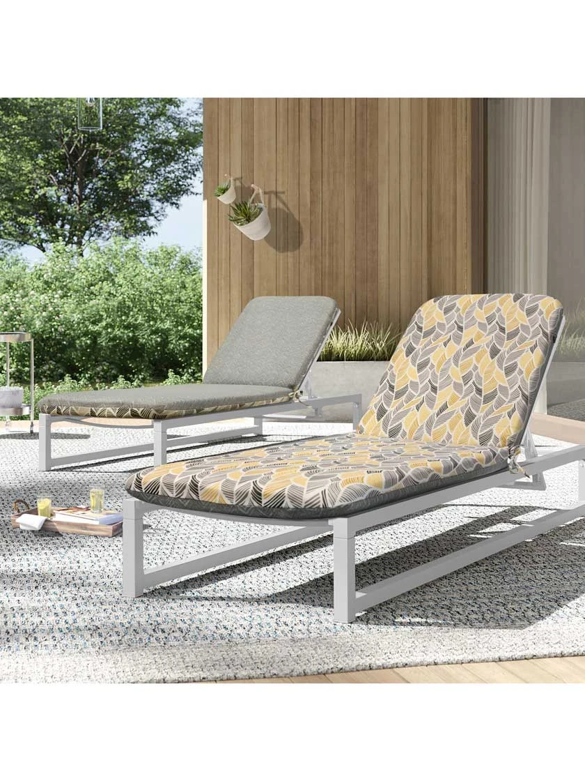 Outdoor Decor™ Chaise Lounge Cushions, 22" X 73" 6 Outdoor Decor™ Chaise Lounge Cushions, 22" X 73" - Image 6