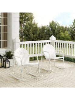 Crosley Griffith 2-piece Outdoor Rocking Chair Set 19 Crosley Griffith 2-piece Outdoor Rocking Chair Set -Outdoor Zone 8611577 wt 40v