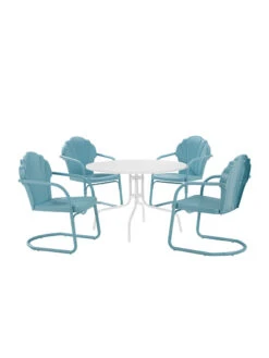 Crosley Tulip 5-piece Outdoor Dining Set -Outdoor Zone 8611578 bl 03v