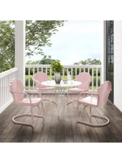 Crosley Tulip 5-piece Outdoor Dining Set -Outdoor Zone 8611578 pi 15v