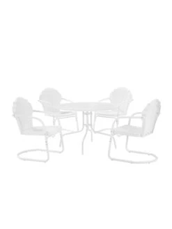 Crosley Tulip 5-piece Outdoor Dining Set -Outdoor Zone 8611578 wt 32v