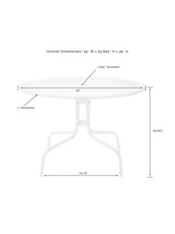 Crosley Ridgeland 5-piece Outdoor Dining Set 28 Crosley Ridgeland 5-piece Outdoor Dining Set -Outdoor Zone 8611579 08v