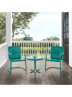 Crosley Bates 3-piece Outdoor Dining Chair Set -Outdoor Zone 8611583 tu 14v