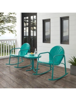 Crosley Griffith 3-piece Outdoor Rocking Chair Set -Outdoor Zone 8611588 tu 24v