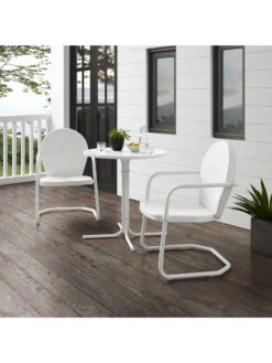 Crosley Griffith 3-piece Outdoor Bistro Set -Outdoor Zone 8611589 wt 32v