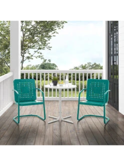 Crosley Bates 3-piece Outdoor Bistro Set 13 Crosley Bates 3-piece Outdoor Bistro Set -Outdoor Zone 8611590 tu 12v