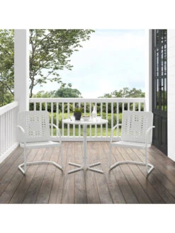 Crosley Bates 3-piece Outdoor Bistro Set 15 Crosley Bates 3-piece Outdoor Bistro Set -Outdoor Zone 8611590 wt 20v