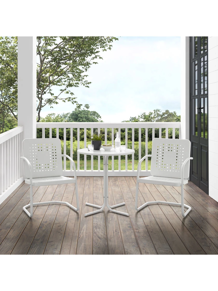 Crosley Bates 3-piece Outdoor Bistro Set 6 Crosley Bates 3-piece Outdoor Bistro Set - Image 6