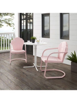 Crosley Tulip 3-piece Outdoor Bistro Set -Outdoor Zone 8611591 pi 17v