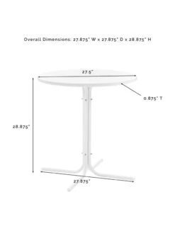 Crosley Ridgeland 3-piece Outdoor Bistro Set 31 Crosley Ridgeland 3-piece Outdoor Bistro Set -Outdoor Zone 8611594 11v