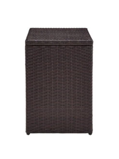 Crosley Palm Harbor Outdoor Wicker Rectangular Side Table -Outdoor Zone 8611950 04v