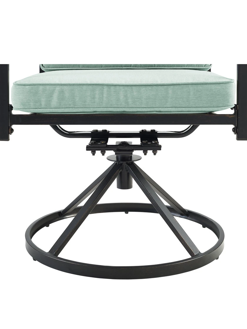 Crosley Kaplan 5Pc Outdoor Dining Set With Swivel Chairs 9 Crosley Kaplan 5Pc Outdoor Dining Set With Swivel Chairs - Image 9