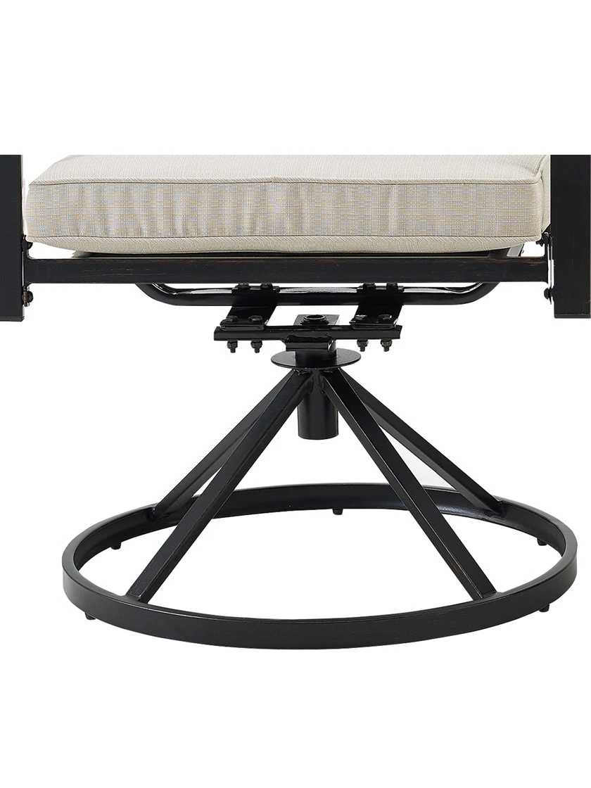 Crosley Kaplan 5Pc Outdoor Dining Set With Swivel Chairs 10 Crosley Kaplan 5Pc Outdoor Dining Set With Swivel Chairs - Image 10