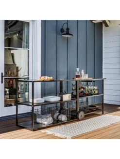 Veradek Stainless Steel Outdoor Kitchen Series Bar Cart -Outdoor Zone 8612470 12v