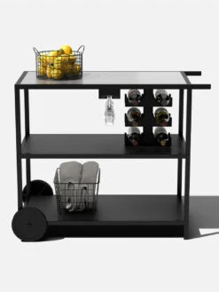 Veradek Stainless Steel Outdoor Kitchen Series Bar Cart -Outdoor Zone 8612470 19v