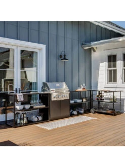 Veradek Stainless Steel Outdoor Kitchen Series Bar Cart -Outdoor Zone 8612471 12v 1