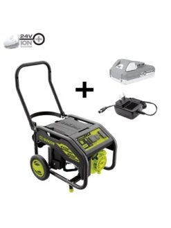 Sun Joe® 4,100/3,300-Running Watt Propane Powered Portable Generator W/24VBattery Starter 9 Sun Joe® 4,100/3,300-Running Watt Propane Powered Portable Generator W/24VBattery Starter -Outdoor Zone 8612525 01v
