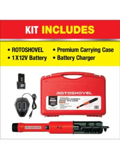 Rotoshovel Battery-Operated Garden Auger -Outdoor Zone 8612719 07v