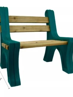 Custom Length Lightweight Indoor Or Outdoor Bench Ends 13 Custom Length Lightweight Indoor Or Outdoor Bench Ends -Outdoor Zone 8612857GR 03V tif