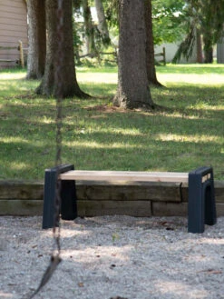 Custom Length Lightweight Indoor Or Outdoor Backless Bench Ends 12 Custom Length Lightweight Indoor Or Outdoor Backless Bench Ends -Outdoor Zone 8612858bk 16v