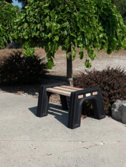 Custom Length Lightweight Indoor Or Outdoor Backless Bench Ends 13 Custom Length Lightweight Indoor Or Outdoor Backless Bench Ends -Outdoor Zone 8612858bk 17v