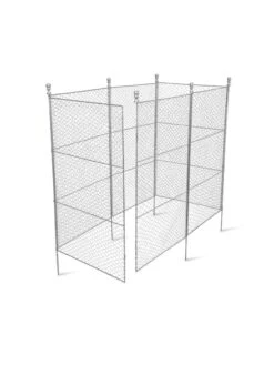 Tall Chicken Wire Critter Fence With Gate -Outdoor Zone 8613260 6052