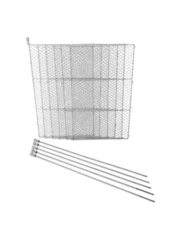 Tall Chicken Wire Critter Fence With Gate -Outdoor Zone 8613260 6107