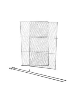 Tall Chicken Wire Critter Fence Extension Panel, Set Of 2 -Outdoor Zone 8613262 6063 tall chicken wire critter fence extension panel set of 2 galvanized