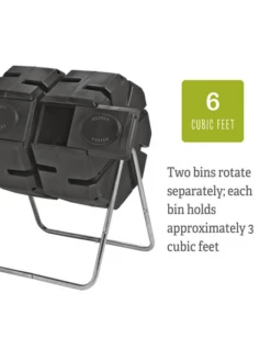 Dual Batch Composter Success Kit -Outdoor Zone webimage Dual Compost Bin 5